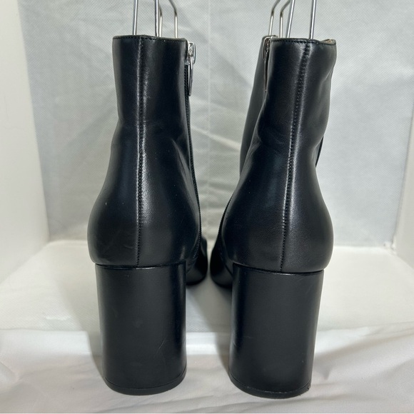 Marc Fisher Fellie Bootie Ankle Boot Black Leather Sz 8.5 - Picture 3 of 9